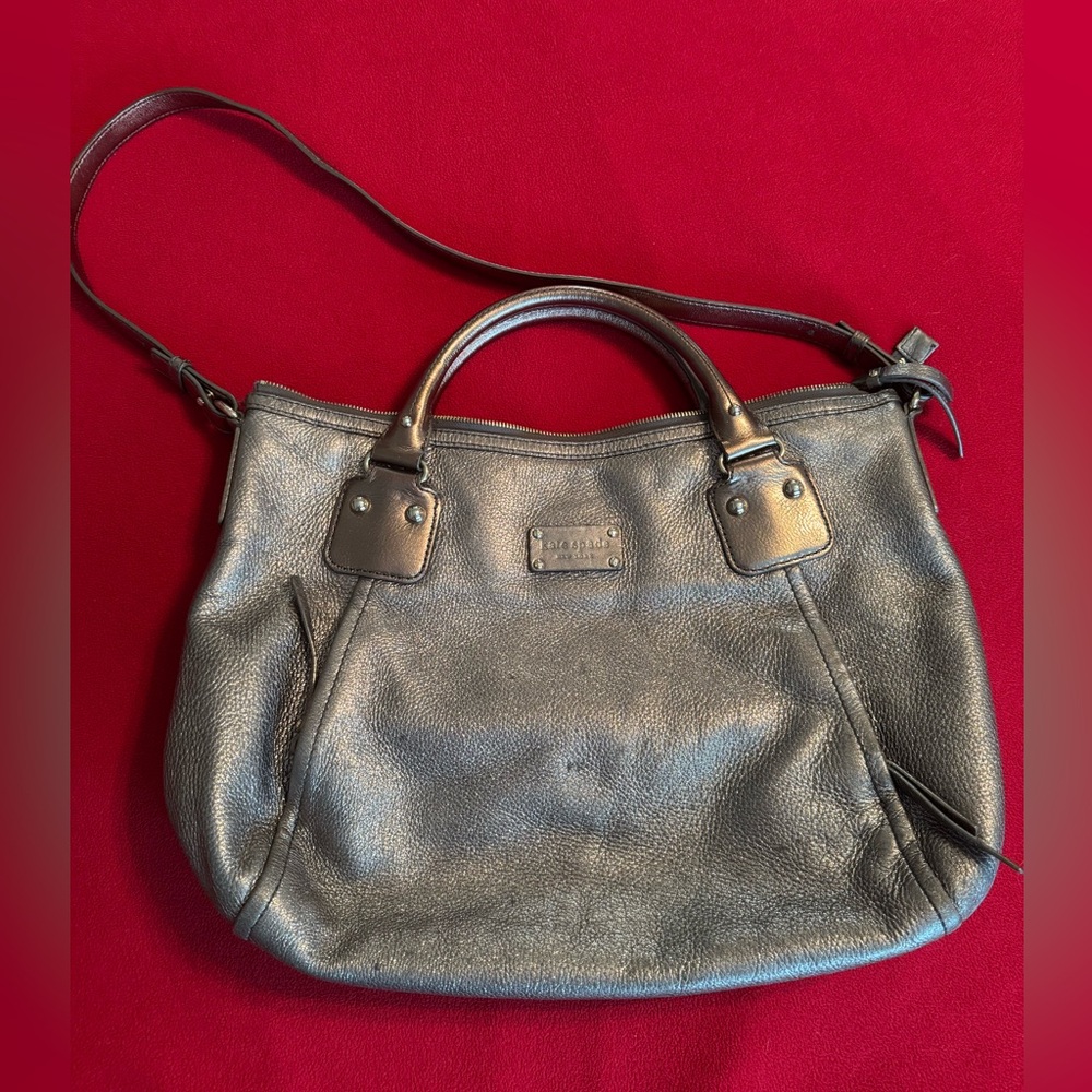 Kate Spade Metallic Large Handbag